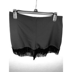 Sincerely‎ Jules Black Fringe Shorts Large Western Cowgirl Festival